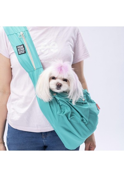 Pawstar Mint Crossbody Çanta Kedi Köpek Taşıma Çantası