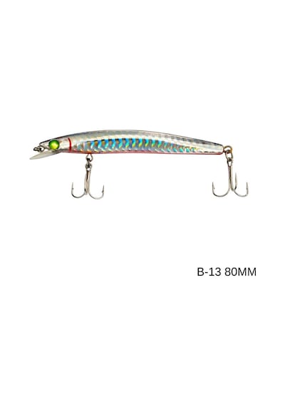 Maket Balık - Kurşun Arkası Rapala - 8cm 5gr - Sea Bose B-13