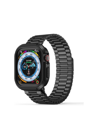 Watch 10 42mm Silikon Tpu Kasa Koruyucu Frm Watch Gard 17 - Siyah
