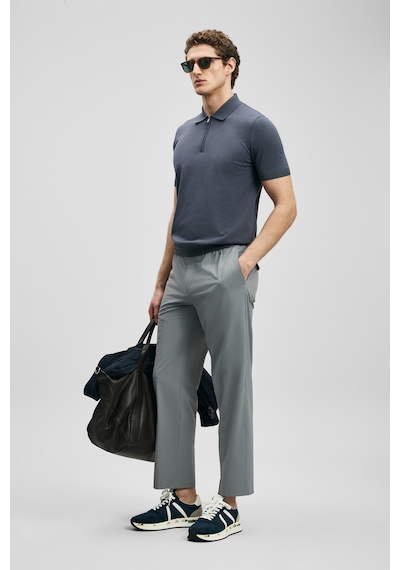 Lufian Fenrıc Smart Erkek Chino Pantolon Slim Fit Gri Gri 111190362100150