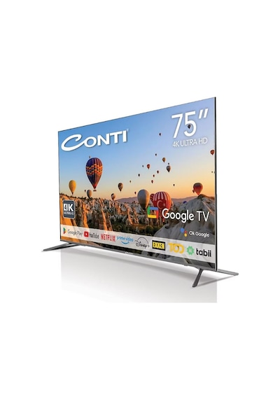 Conti CT75GT300U Frameless 4K Ultra HD 75" 190 Ekran Uydu Alıcılı Google Smart LED TV