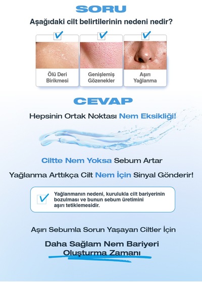 Yağ - Nem Dengesi Sunan Hepsi Bir Arada Bakım Emülsiyonu Dashu Blue Sedum All In One