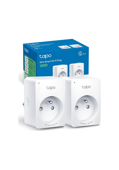P100 2-pack , Akıllı Mini Wi-fi Soketi, Amazon Alexa Ve Google Home İle Çalışır, Uzaktan Kontrol, Cihaz Paylaşım