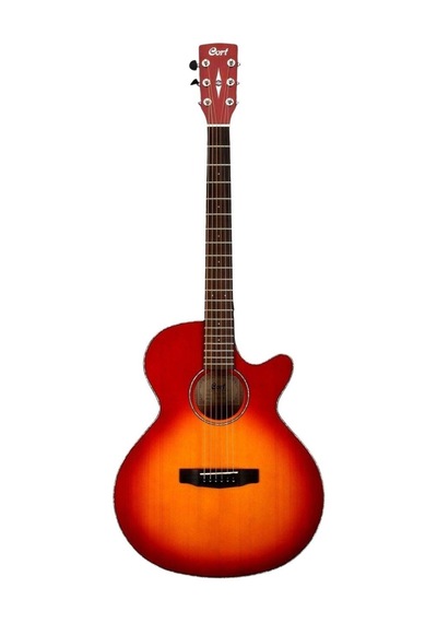 Cort Sfx-essb Elektro Akustik Gitar Satin Sunburst - İnce Kasa Cutaway