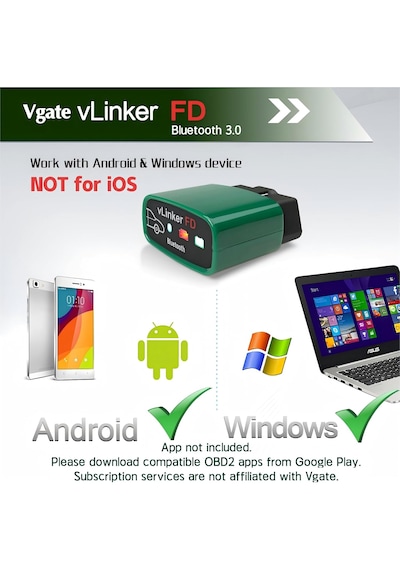 Vgate Vlinker Fd Bluetooth Obd2 Araç Tanı Cihazı