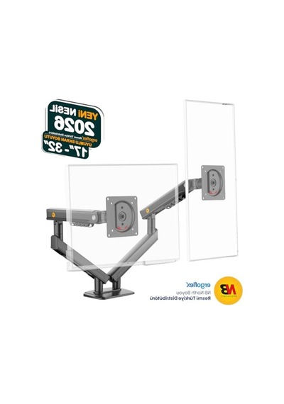 Ergonomik Monitör Standı, 17-32 İnç Ekran, 2-9 Kg Taşıma Kapasitesi