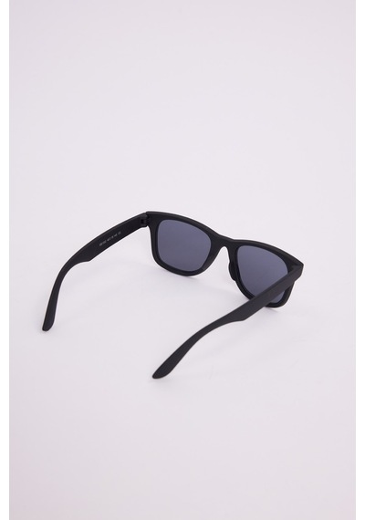 Unisex Siyah Oval Çerçeveli Uv 400 Korumalı Güneş Gözlüğü-51235 Çok Renkli
