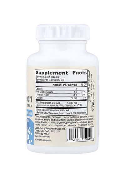Jarrow Formulas, Vegan Wild Bitter Melon Extract, 60 Tablets