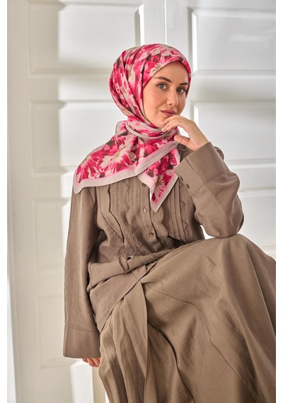 Silk Home Velora Eşarp 161001-43 Gri, Siyah, Bordo, Pembe, Vizon, Fuşya