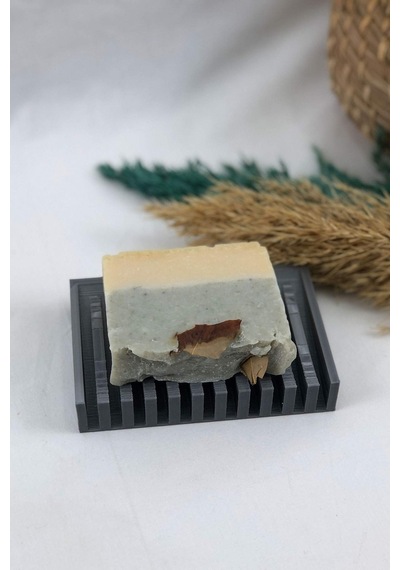 Buççin Online Mağaza Modern Stil Sabunluk Plastik Gri Çok Renkli