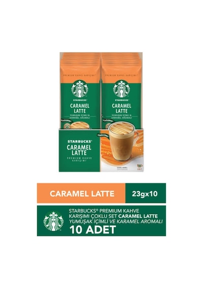 Starbucks Caramel Latte 21.5 Gr X 10 Adet-470 18 G