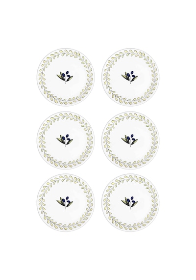 The Mia Olivos Yemek Tabağı 6lı Set 20 Cm Ovs0012 Çok Renkli