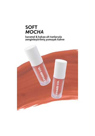Cream Co. Nemlendirici Besleyici Işıltılı Dudak Yanak Göz Renklendirici Glow Tint Soft Mocha