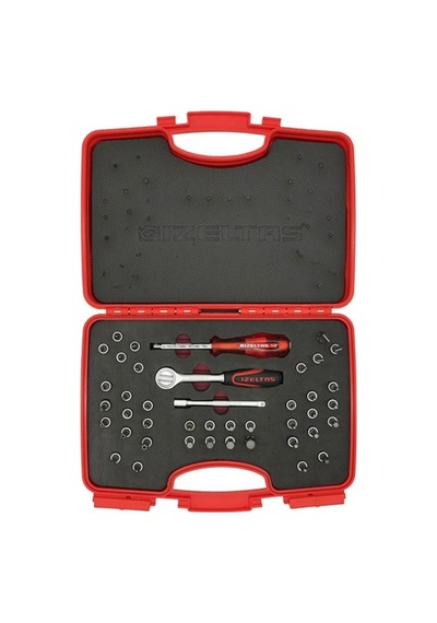 İzeltaş 1/4" Bits Uçlu Lokma Takımı 42 Parça