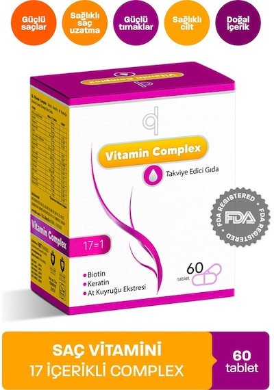 Quality Life Hair Vitamin Complex Saç Vitamini 60 Tablet