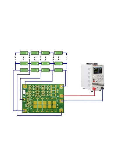 4s 40a Bms 18650 Lityum Pil Şarj Koruma Devresi - Balanslı-16.8v