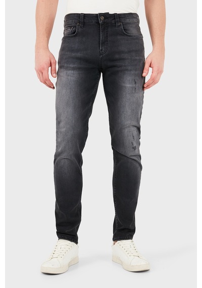 Emporio Armani Pamuklu Slim Fit Dar Paça Kot Pantolon Erkek Kot Pantolon Em006514 Af29574 M8001 Gri