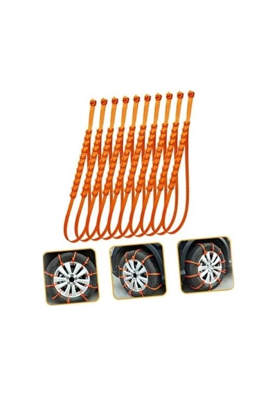 10pcs Plastik Zincir Oto Lastik Kar Kelepçesi Cırtlı Bx40 Diğer