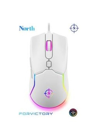 North Air White Rgb Kablolu Profesyonel Oyuncu Mouse Diğer