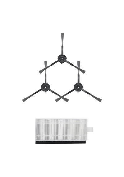 Robotfix Wiami Fx-11 Robot Süpürge Uyumlu 4'lü Yedek Parça Seti Model:rbf1548245 Çok Renkli