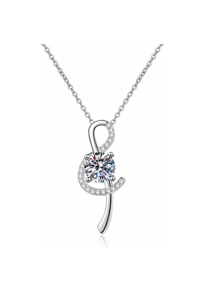 Pure Diamonds Sol Anahtarı Kadın Kolye Gümüş Zincir Zarif & Işıltılı Tasarım Altın - Gümüş Pure Diamonds Sol Anahtarı Kadın Kolye Gümüş Zincir Zarif & Işıltılı Tasarım Altın - Gümüş