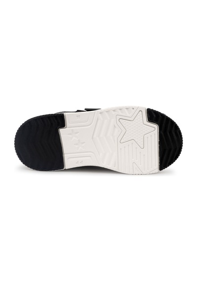 Sneaker Ortopedik Taban Unisex Çocuk Spor Ayakkabı SİYAH-BEYAZ