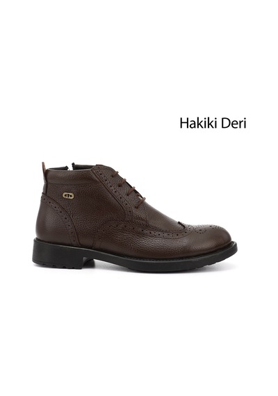 Gönderi(R) Gönderi R Erkek Kahve Floter Fermuarlı Hakiki Deri Klasik Bot Dkmb75401211