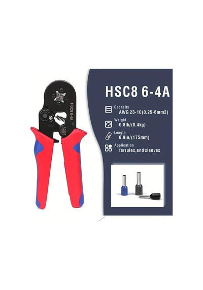 Hsc8 6-4a Terminal Sıkma Pensesi 1200 Adet Tel Genel