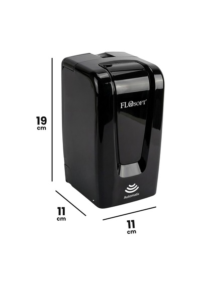 Vera Otomatik Sıvı Sabunluk Ve Dezenfektan Verici 700ml, Fotoselli Sensörlü Sabunluk F208 Siyah