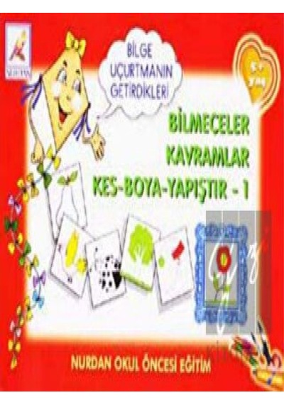 Bilmeceler Kavramlar Kes Boya Yapıştır - 1 Nurdan Yayınları  -  Nurdan Yayınları