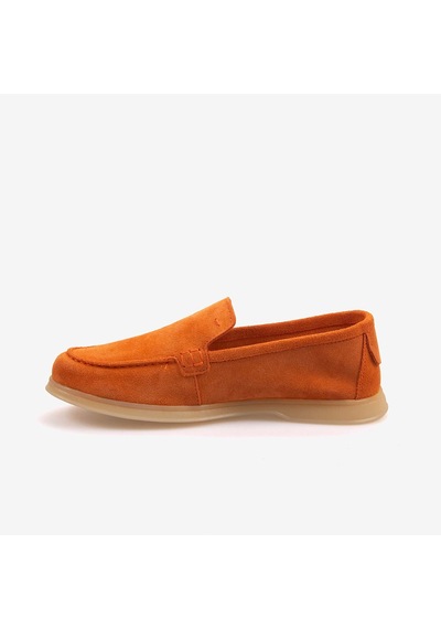 Rouge Kadın Loafer 0172 Turuncu Süet