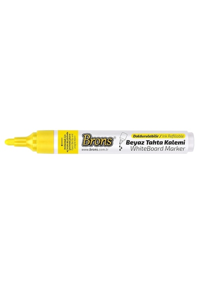 Brons Beyaz Tahta Kalemi Sarı Br-960
