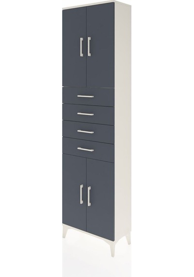 Arges Dolap 3 Raflı 4 Çekmeceli 4 Kapaklı 60x30x221 Aytaşı-an... Aytaşı