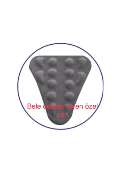 Pratik Bel Desteği Özel Pedli Korse Çift Cirtli Variteks 890