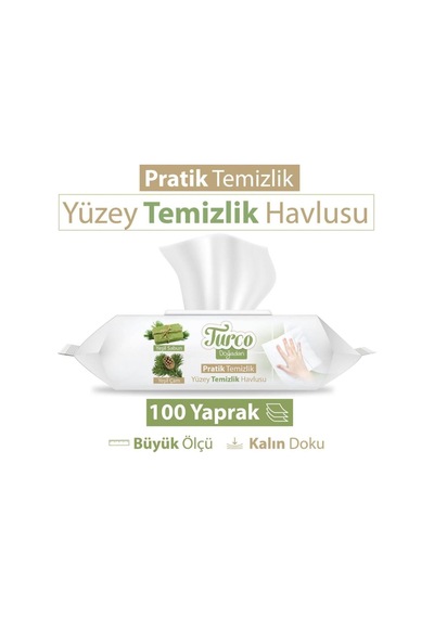 Yüzey Temizlik Havlusu 100 Yaprak 12 Adet 90'lı