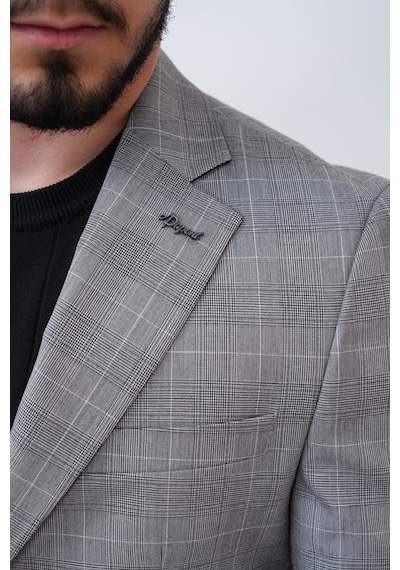 Dupont Classics Dupont Slim Fit Mono Yaka 6 Drop Çift Yırtmaç Keten Erkek Blazer Ceket - Nefes Alabilir Hafif Ceket Gri Dupont Classics Dupont Slim Fit Mono Yaka 6 Drop Çift Yırtmaç Keten Erkek Blazer Ceket - Nefes Alabilir Hafif Ceket Gri