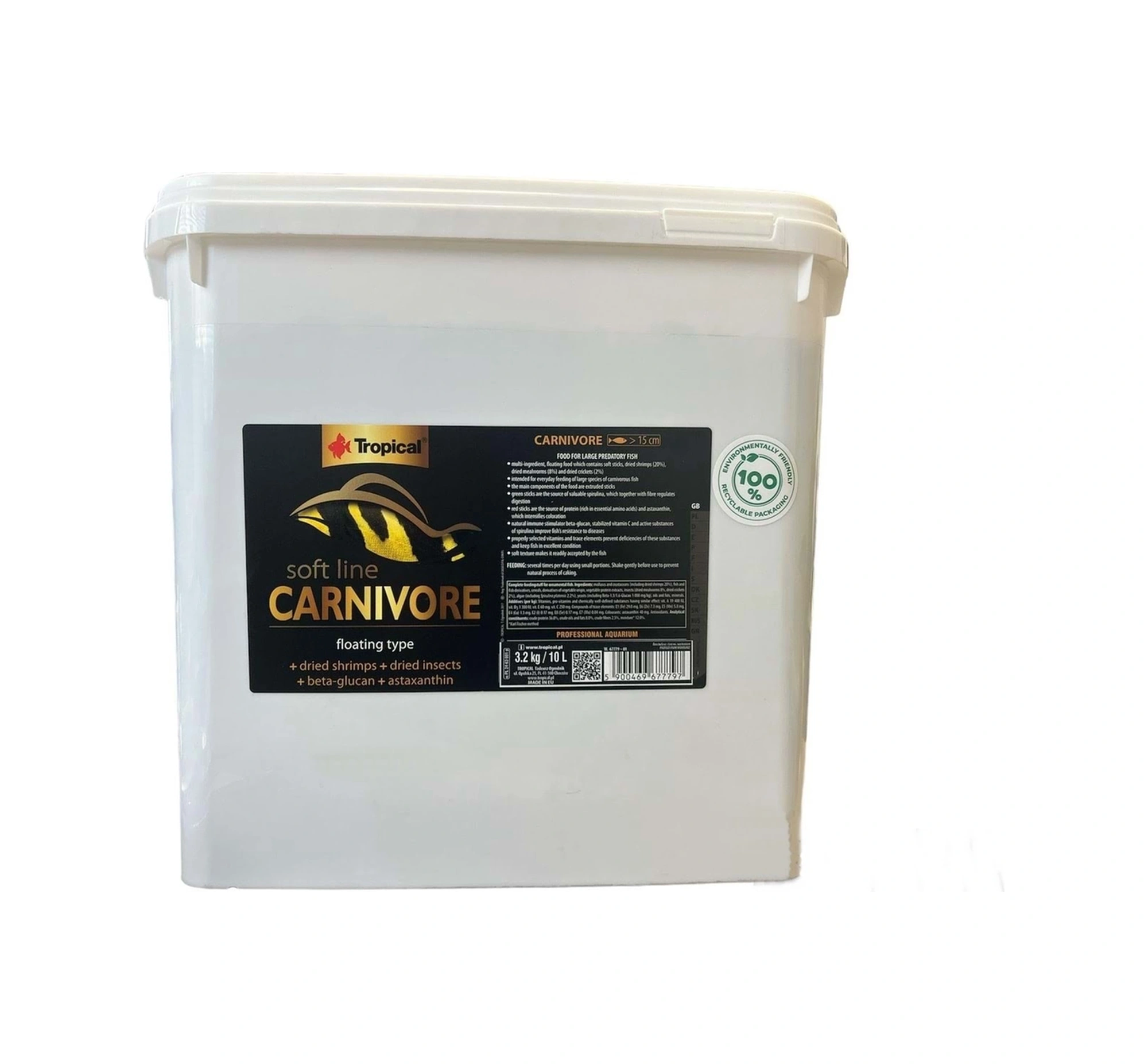 Tropical Soft Line Carnivore 500 Gram Kovadan Bölme