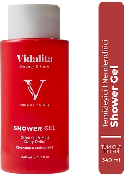 Vidalita Beauty & Care Olive Oil Zeytinyağlı Nemlendirici Ve Besleyici Duş Jeli 340 ML