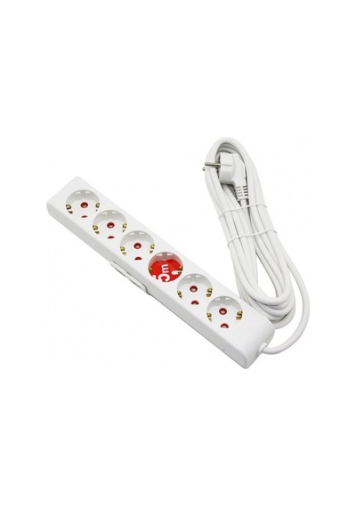 Rı-tech 6lı - 5mt Uzatma Kablo - Topraklı Grup Priz 001 175 610002 05 00 5324