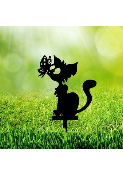 Küçük Bahçe Dekor Kedi Bahçe Süsü