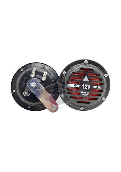 ŞüsCarOto Empar Hella Tip Süper Tone Küçük Kafa Korna Seti 12 Volt 2 Adet (00)