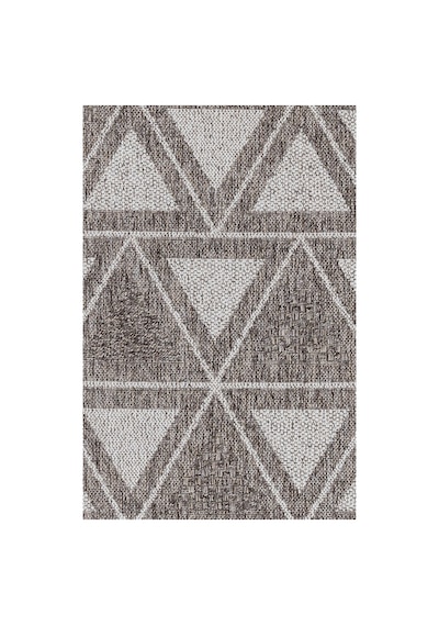Notre Premium Kalite Kaymaz Tabanlı Doğal Yıkanabilir Kilim Oturma Odası Balkon Bahçe Mutfak Kilim-855 Bej