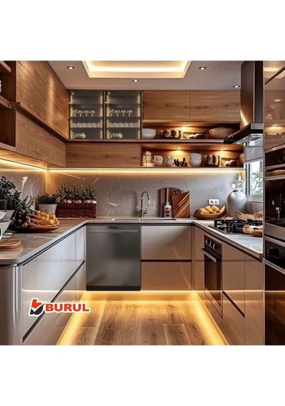 5 Metre Şerit Led Işık Dimmer Kumandalı Mutfak Tezgah Çalışma Masası Raf Işık Sb-6557 Gün Işığı