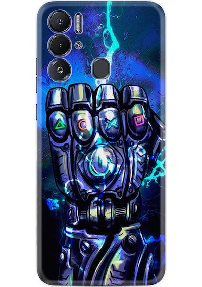 Tecno Pova Neo Kilif Silikon Desen Thunder Play 1760 557179670