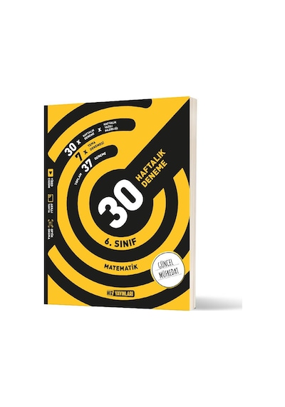 6. Sınıf Matematik 30 Haftalık Deneme Güncel Müfredat