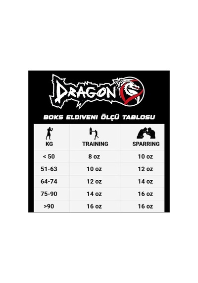 Dragondo 30128-p Yakuza Boks Eldiveni Muay Thai Boxing Gloves Suni Deri