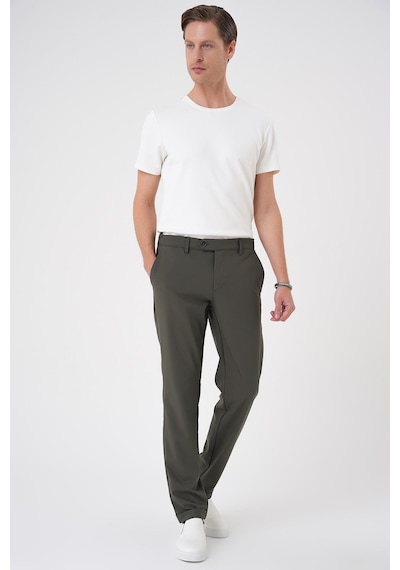 Efor Comfort Fit Beli Lastikli Haki Jogger Pantolon P 1184 Haki