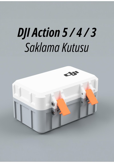 Djı Action 5 / 4 / 3 İçin Dayanıklı Taşıma Ve Saklama Kutusu Sert Kasa 8x11x7 Cm