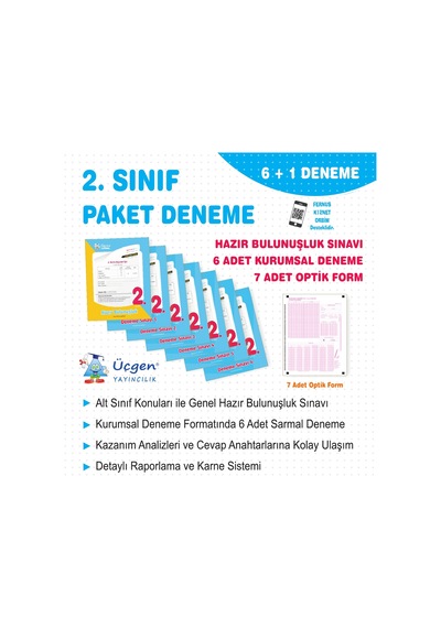 Üçgen 2025 2. Sınıf Paket Deneme 7 Li