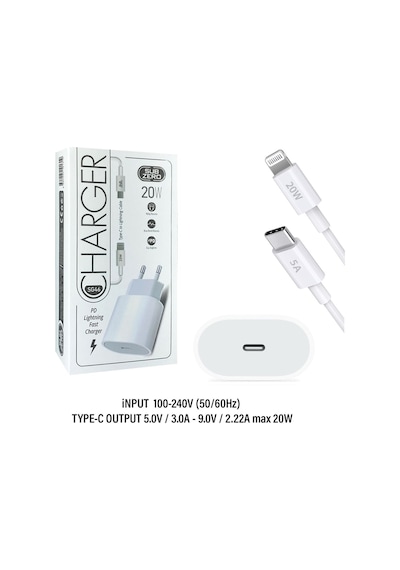 Apple Uyumlu iPad  Mini 5 Mini 4 Mini 3 - 2 Tablet 20w Hızlı Şarj Aleti Adaptörü 20w Ligtning Şarj Kablosu